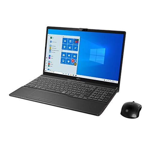 【中古】【非常に良い】FMVA53D3B FMV LIFEBOOK AH53/D3 15.6型ノートパソコン [ブライトブラック]