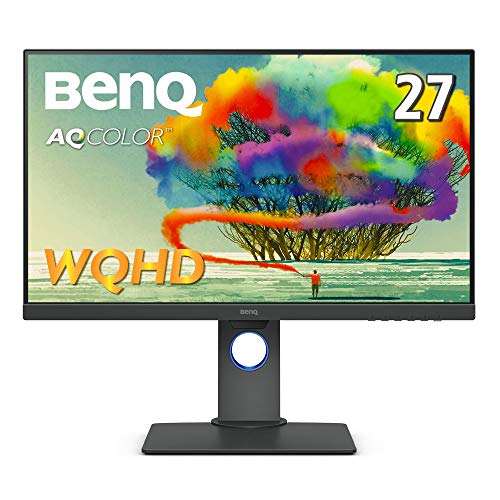 【中古】【非常に良い】ベンキュージャパン BenQ PD2705Q デザイナー向けモニター (27インチ/WQHD/HDR/IPS/sRGB 100%/USB Type-C(65W給電)/KVM機能/USBハブ/DP o