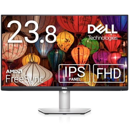 【中古】【非常に良い】 Dell S2421HS 23.8インチ モニター (3年間無輝点交換保証/フルHD/IPS非光沢/DP・HDMI/縦横回転・高さ調節/AMD FreeSync)