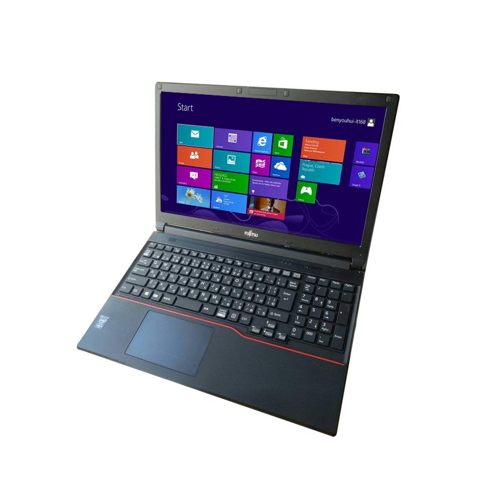 【中古】【非常に良い】A574/H 富士通 中古ノートパソコン 第四世代Core i5-4300M 2.6GHz/8GB/SSD:240GB/Windows 10/office2019搭載/DVDスーパーマルチ/10キー