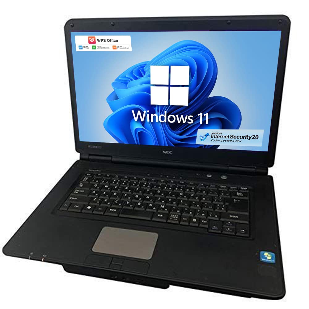 【中古】【非常に良い】【Windows 11】【Office機能搭載 】ウィルス対策ソフト付 中古ノートパソコン NEC VersaPro VK16 /Celeron 1.60GHz/メモリ 4GB/SSD 120GB/