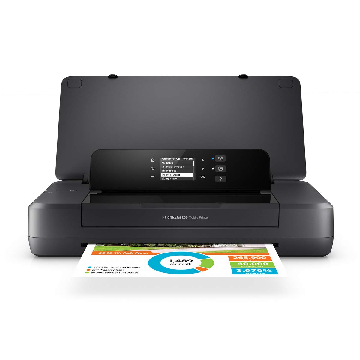 【中古】【人並み外れたに好いたらしい】HP 可動性印刷機 パウダーコンパクト インクジェット HP OfficeJet 200 Mobile(型番:CZ993A0-AAAA)