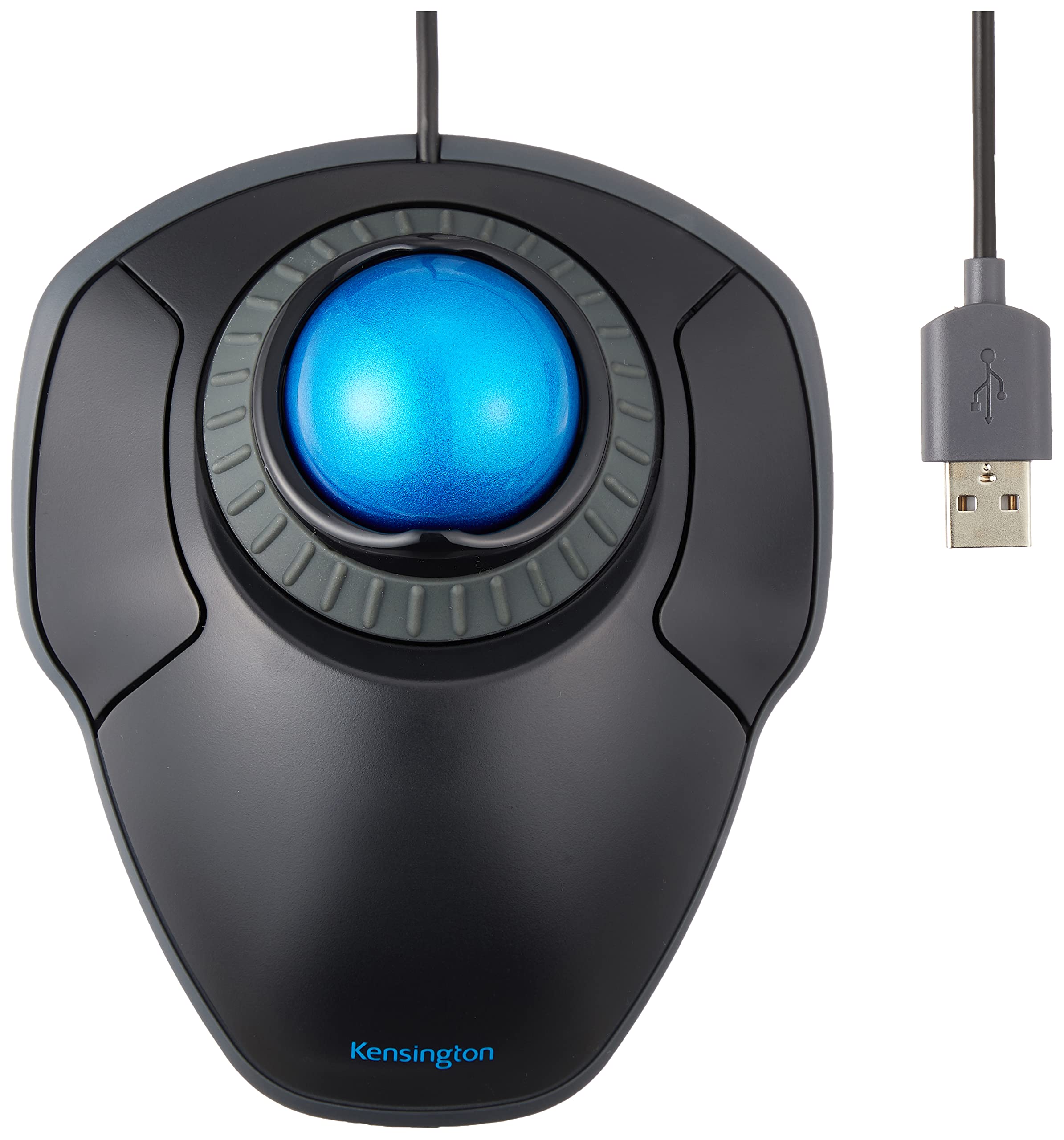 【中古】【人並み外れたに似つかわしい】Kensington ケンジントン オービットトラックボールウィズスクロールリング K72337JP 黒いこと