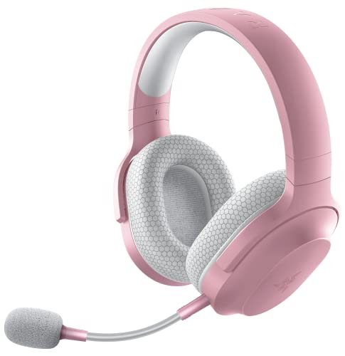 【中古】【非常に良い】Razer Barracuda X Quartz Pink ゲーミングヘッドセット ワイヤレス 無線 3.5mmアナログ カスタムダイナミック40mmドライバー 7.1ch サラウンド 単一指向性マ