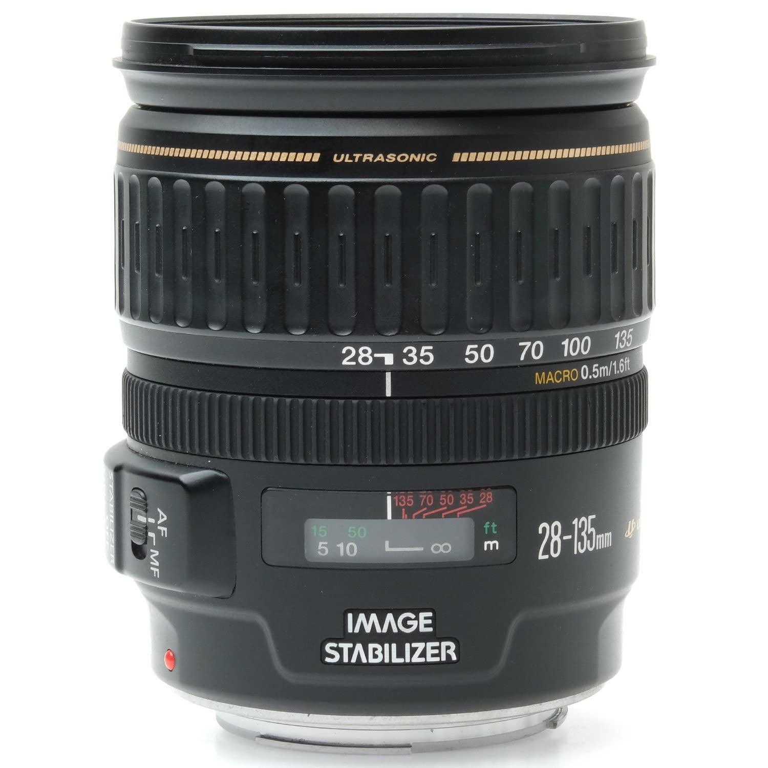 【中古】【非常に良い】Canon 標準ズームレンズ EF28-135mm F3.5-5.6 IS USM フルサイズ対応