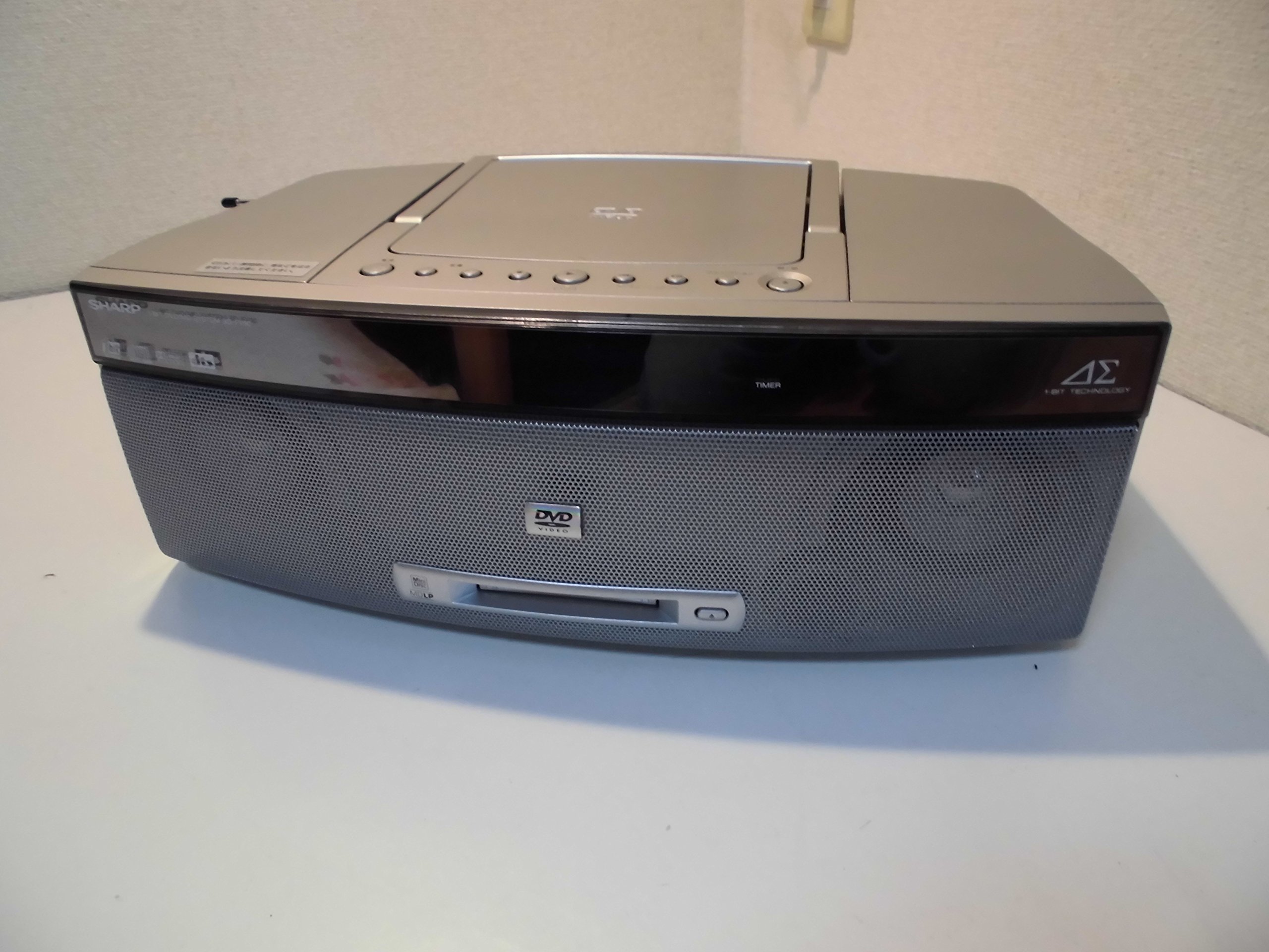 【中古】【人並み外れたに似つかわしい】SHARP 1ビットヴィデオディスク/MD取り合わせ SD-FV10-S しろがね色系