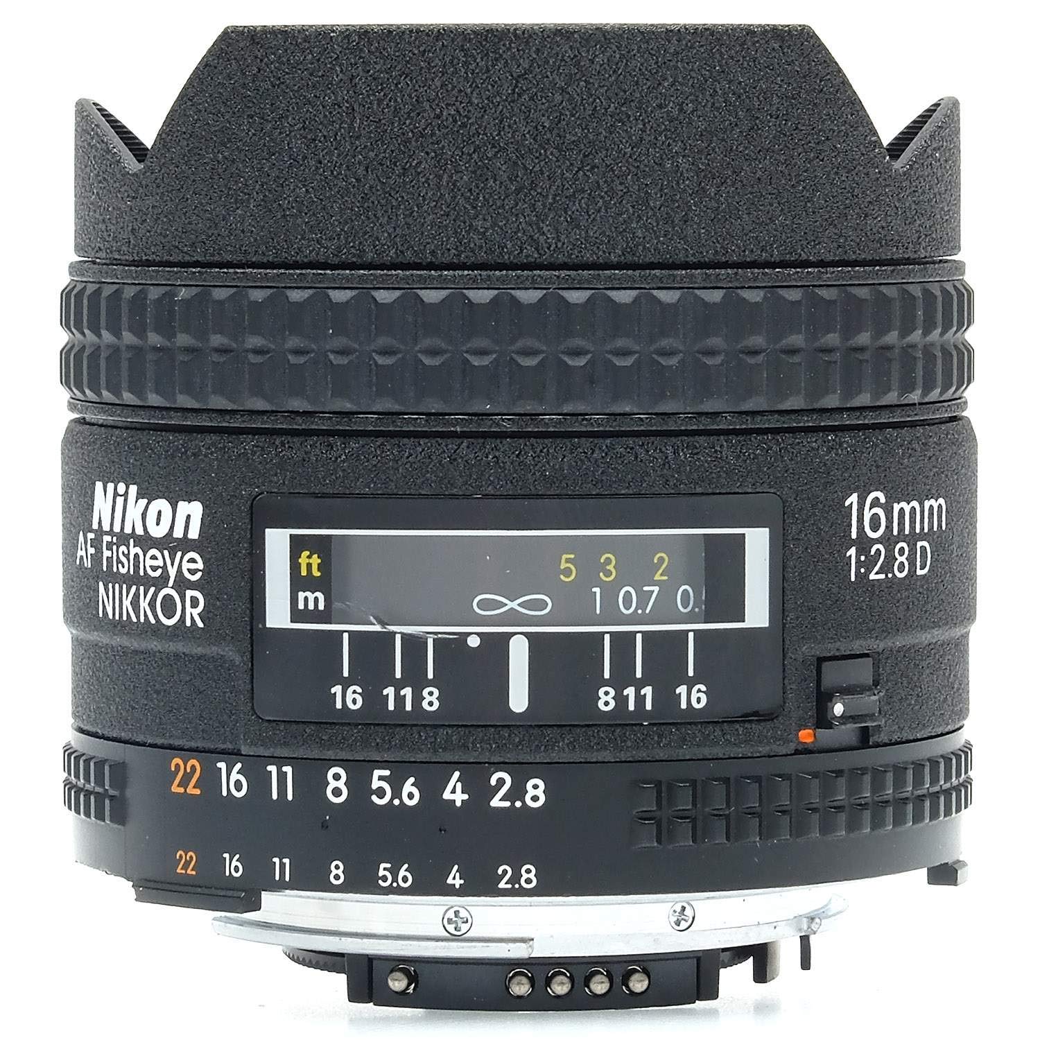 【中古】【非常に良い】Nikon フィッシュアイレンズ Ai AF fisheye Nikkor 16mm f/2.8D フルサイズ対応｜ドリエムコーポレーション