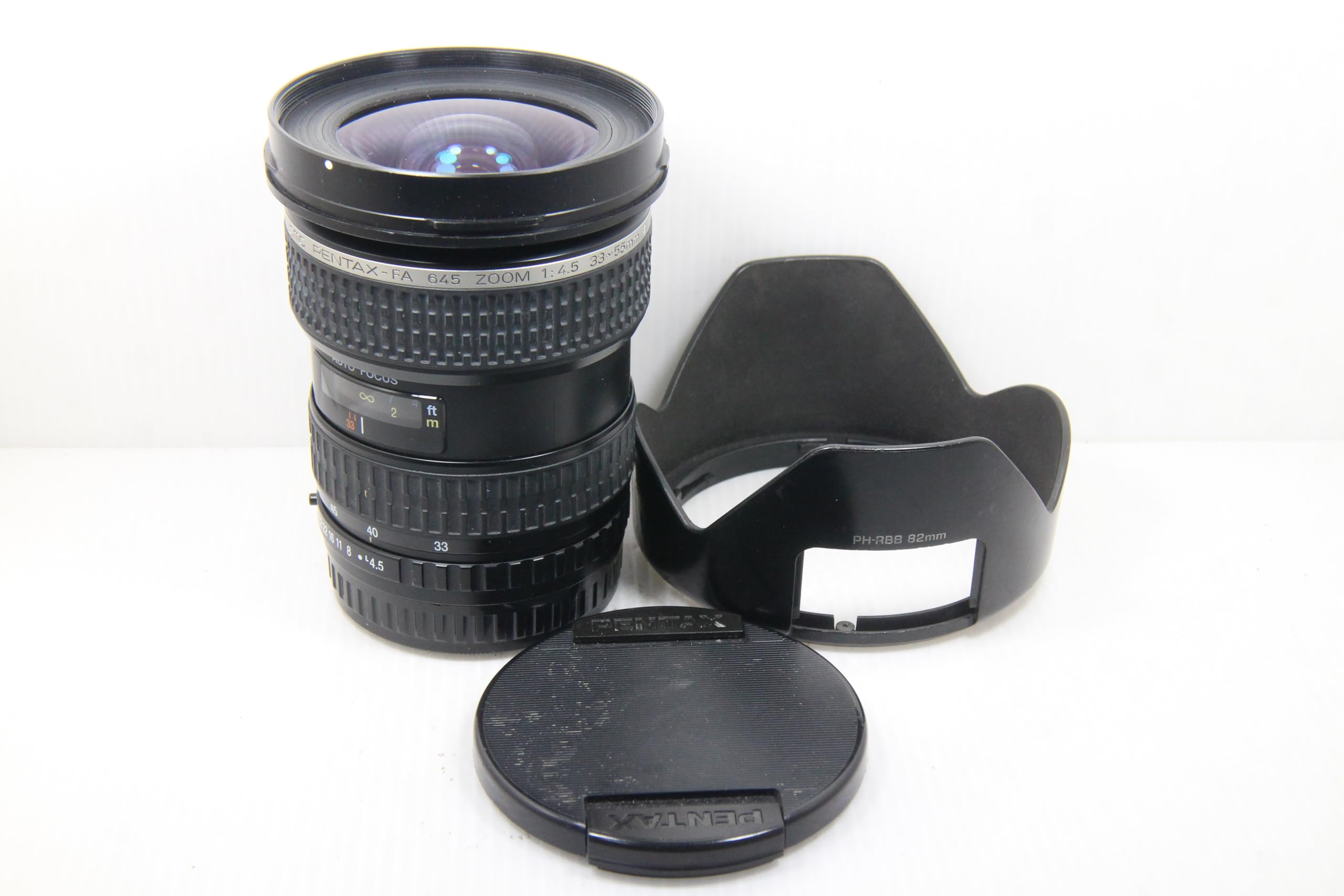 【中古】【非常に良い】PENTAX 広角~標準ズームレンズ FA645 33-55mmF4.5AL 645マウント 645サイズ・645Dサイズ 26775｜ドリエムコーポレーション