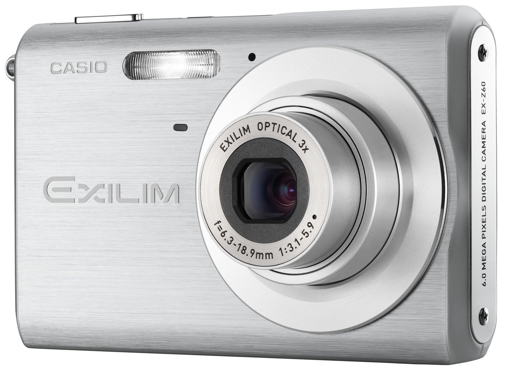 【中古】【非常に良い】CASIO デジタルカメラ EX-Z60 EXILIM ZOOM シルバー｜ドリエムコーポレーション