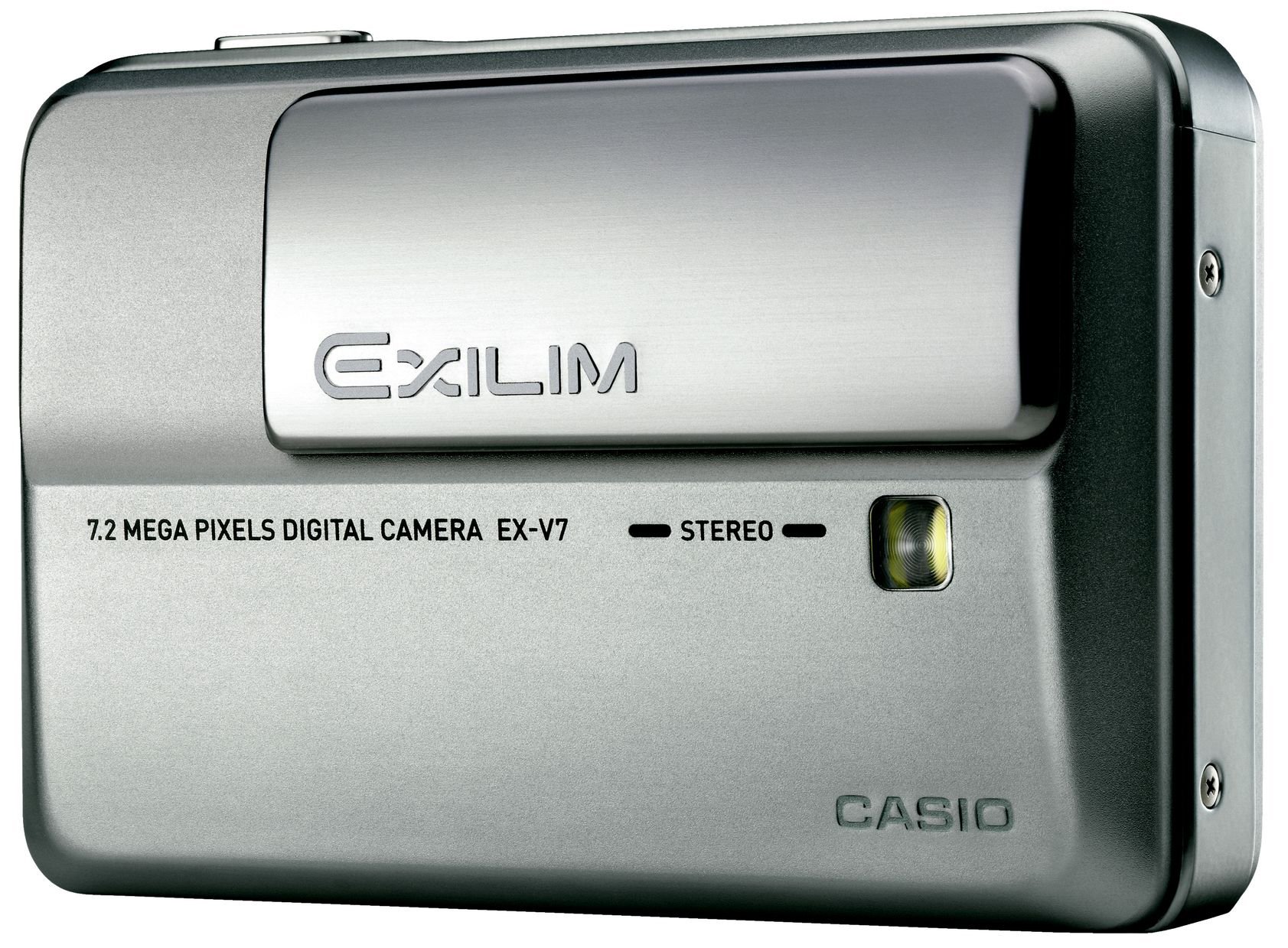 【中古】【非常に良い】CASIO デジタルカメラ EXILIM (エクシリム) Hi-ZOOM EX-V7SR シルバー｜ドリエムコーポレーション