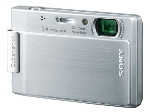 【中古】【人並み外れたに好いたらしい】ソニー SONY デジタル写真機 サイバーショット T100 しろがね色