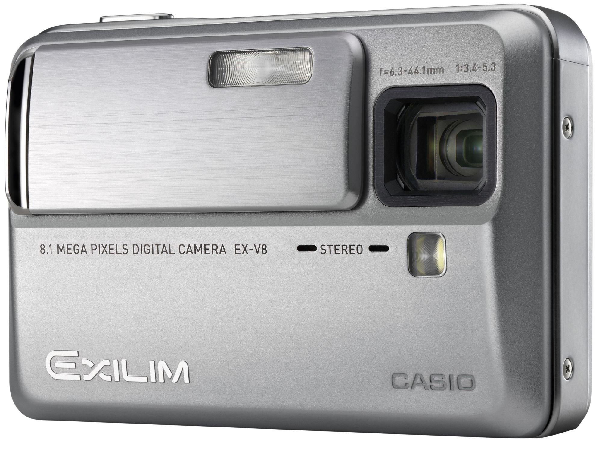 【中古】【非常に良い】CASIO デジタルカメラ EXILIM (エクシリム) Hi-ZOOM シルバー EX-V8SR|ドリエムコーポレーション