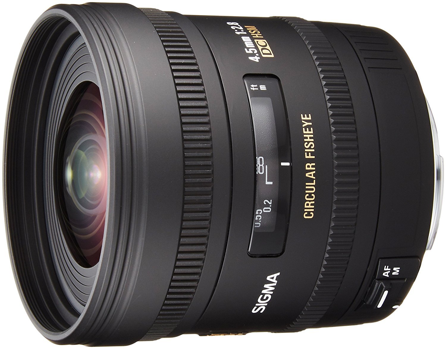 【中古】【非常に良い】SIGMA 単焦点魚眼レンズ 4.5mm F2.8 EX DC CIRCULAR FISHEYE HSM ニコン用 円周魚眼 APS-C専用 486556