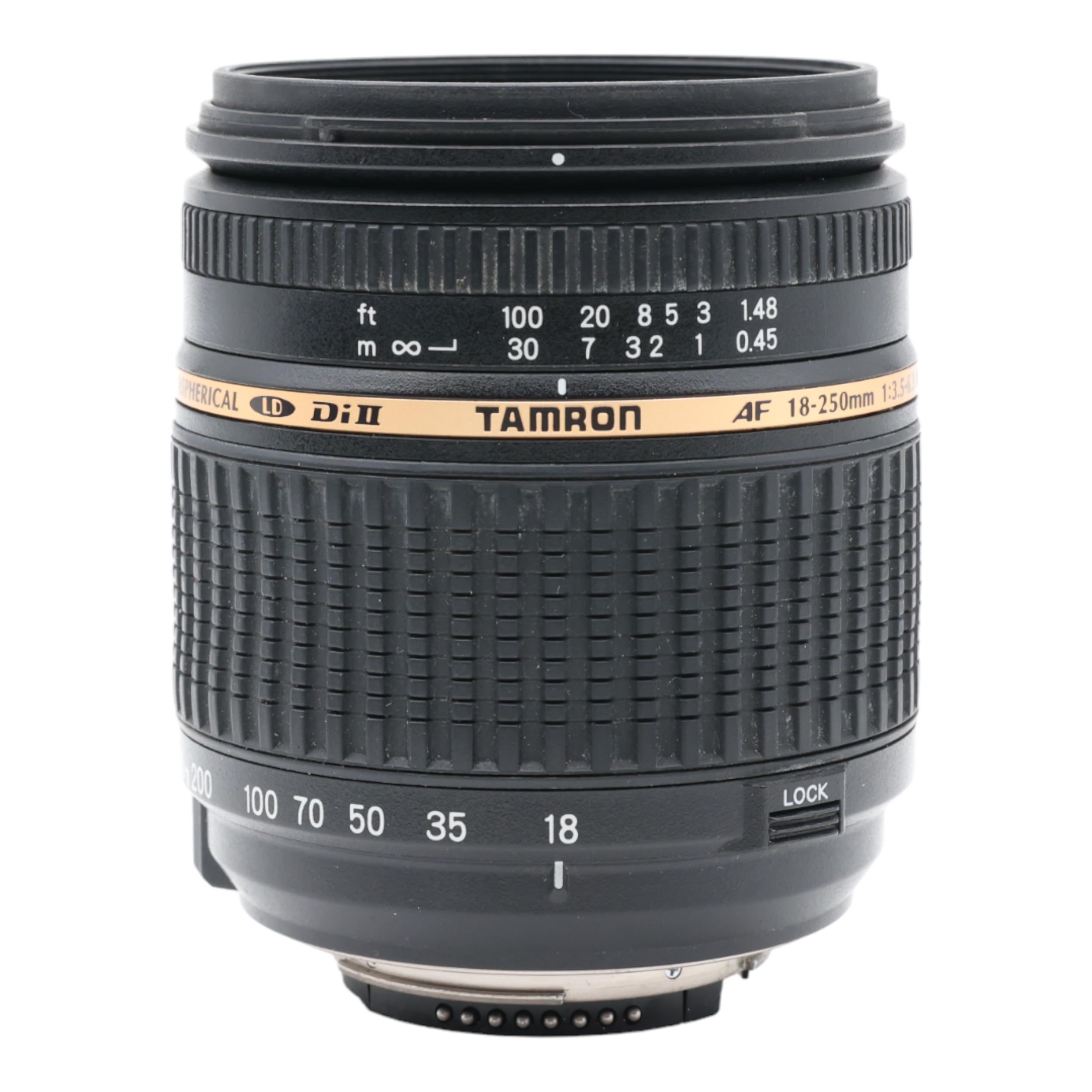 【中古】【非常に良い】TAMRON AF18-250mm F/3.5-6.3 Di II LD Aspherical [IF] Macro デジタル専用 AFモーター内蔵ニコン用 A18NII