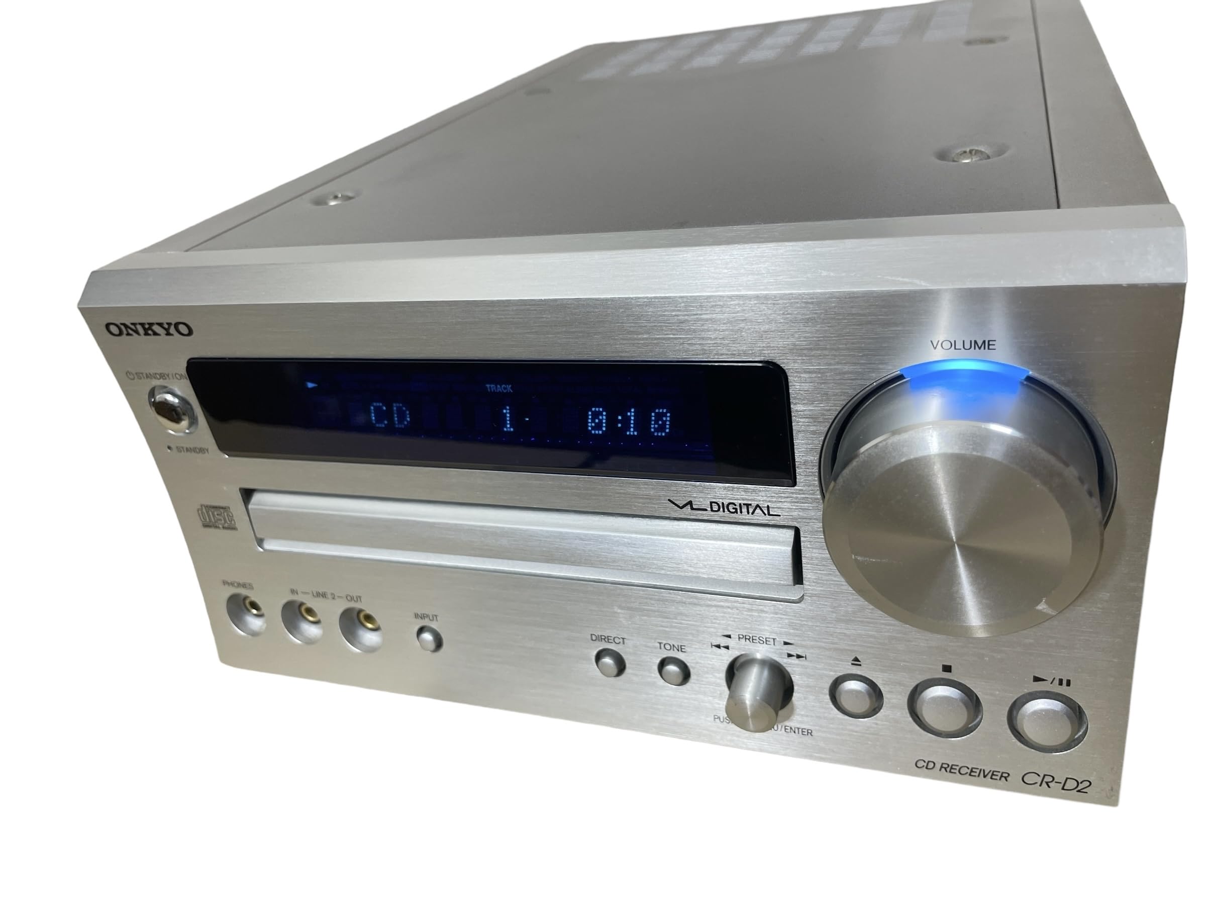 【中古】【非常に良い】ONKYO CD/FMチューナーアンプ CR-D2(S)|ドリエムコーポレーション
