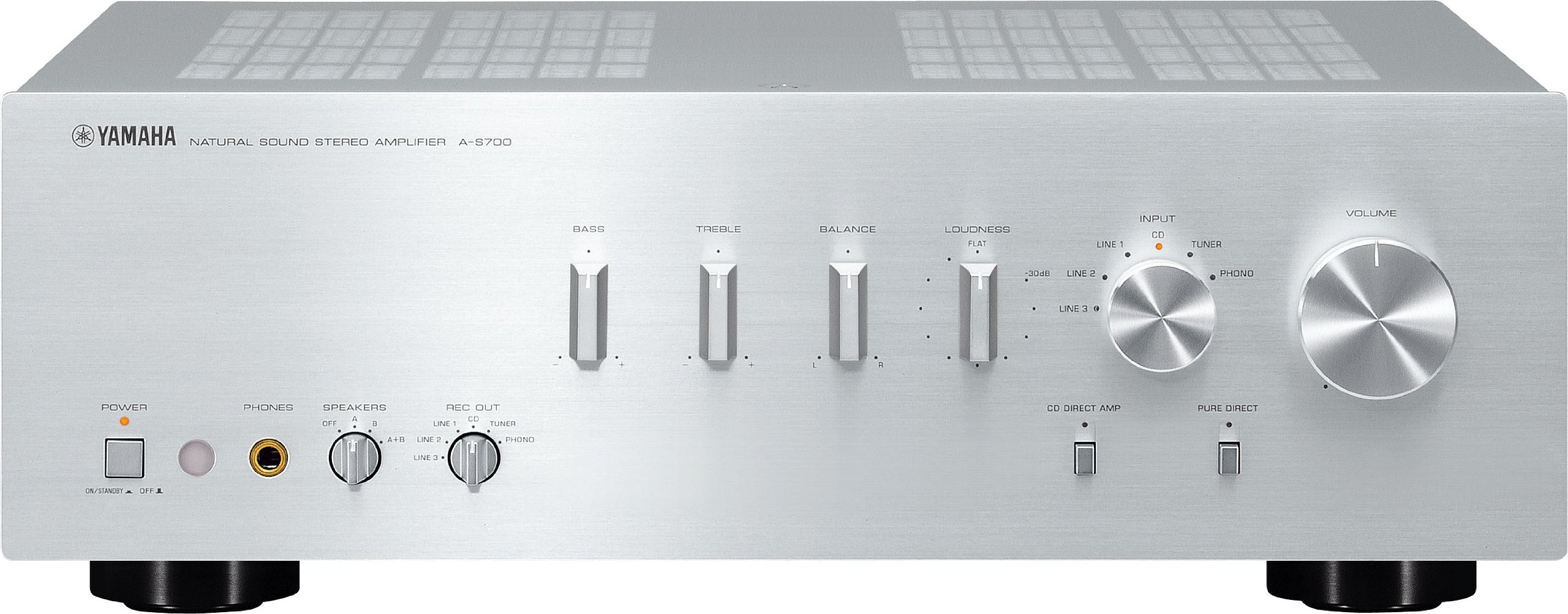 【中古】【非常に良い】YAMAHA プリメインアンプ (シルバー) A-S700S