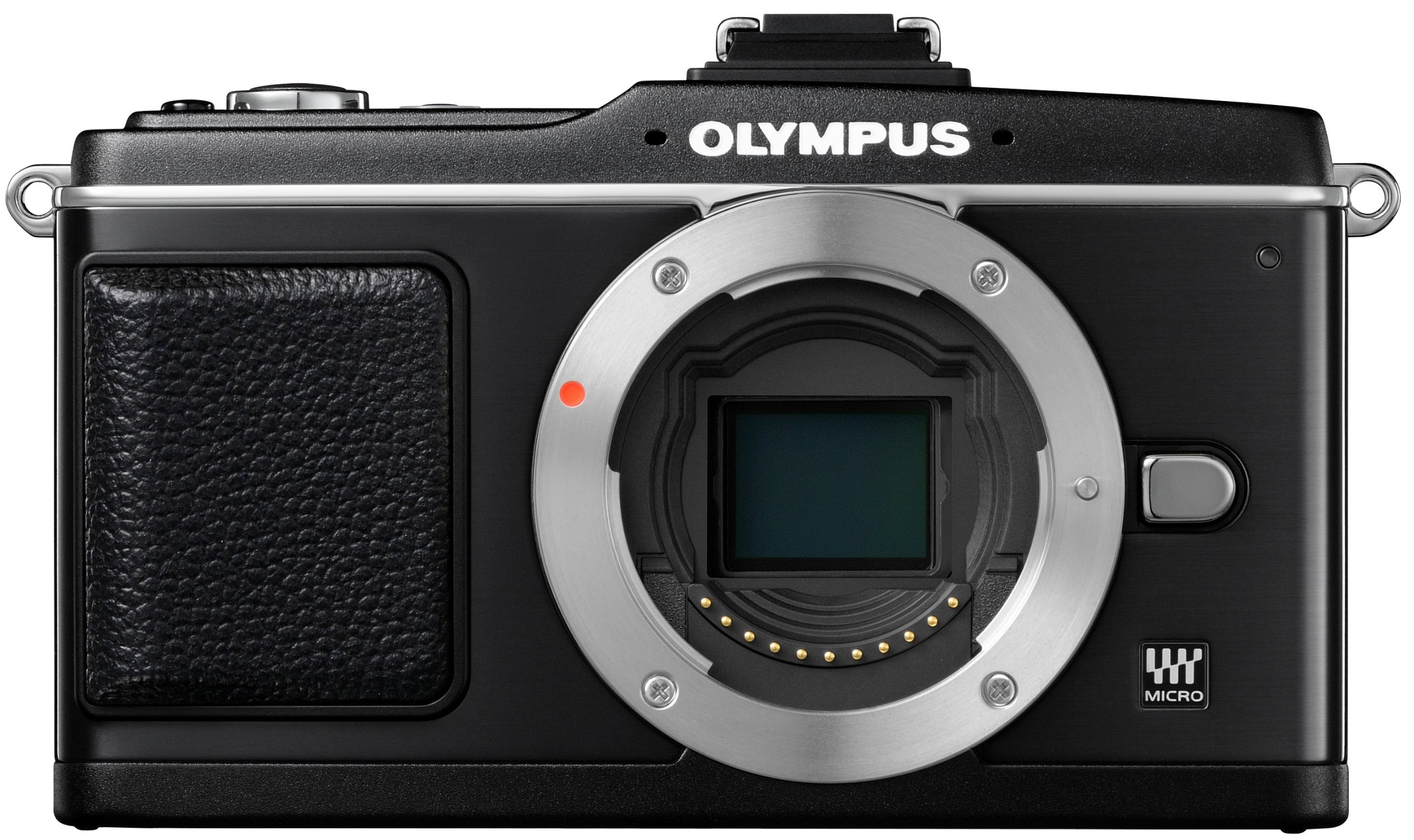 【中古】【非常に良い】OLYMPUS ミラーレス一眼 PEN E-P2 ボディ ブラック E-P2BODY-BLK