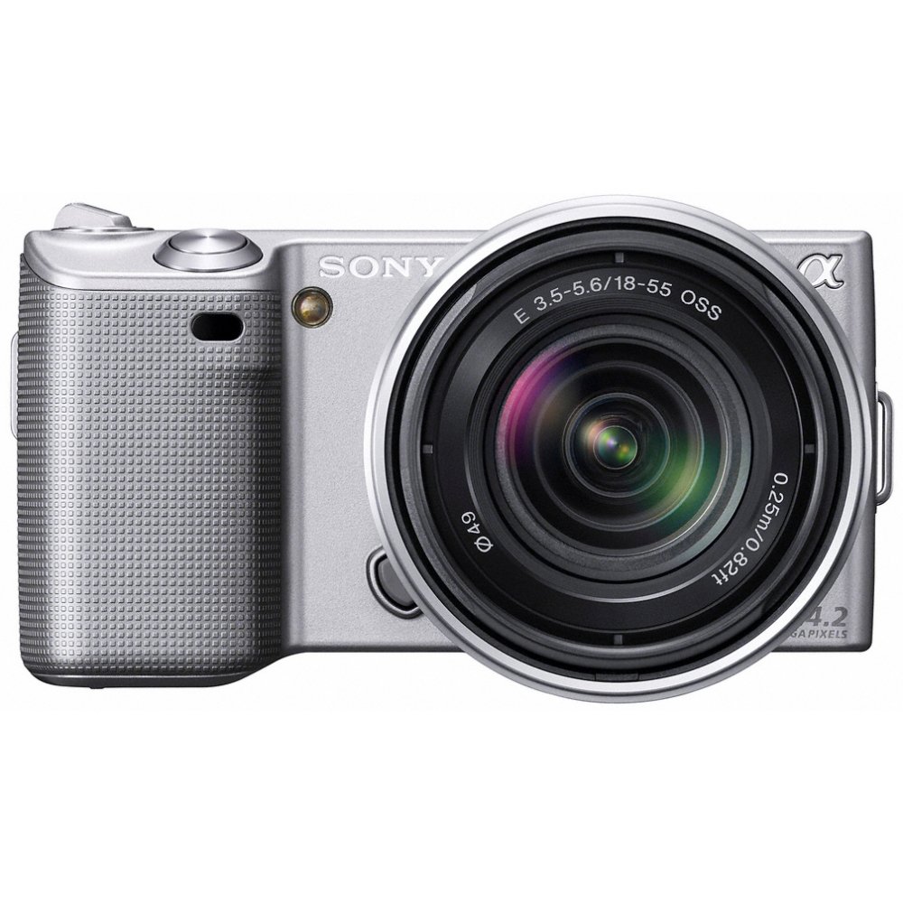 【中古】【非常に良い】SONY デジタル一眼α NEX-5 ズームレンズキット シルバー NEX-5K/S｜ドリエムコーポレーション