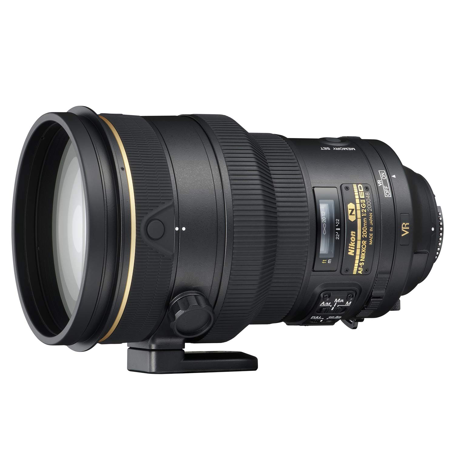 【中古】【非常に良い】Nikon 単焦点レンズ AF-S NIKKOR 200mm f/2G ED VR II フルサイズ対応｜ドリエムコーポレーション