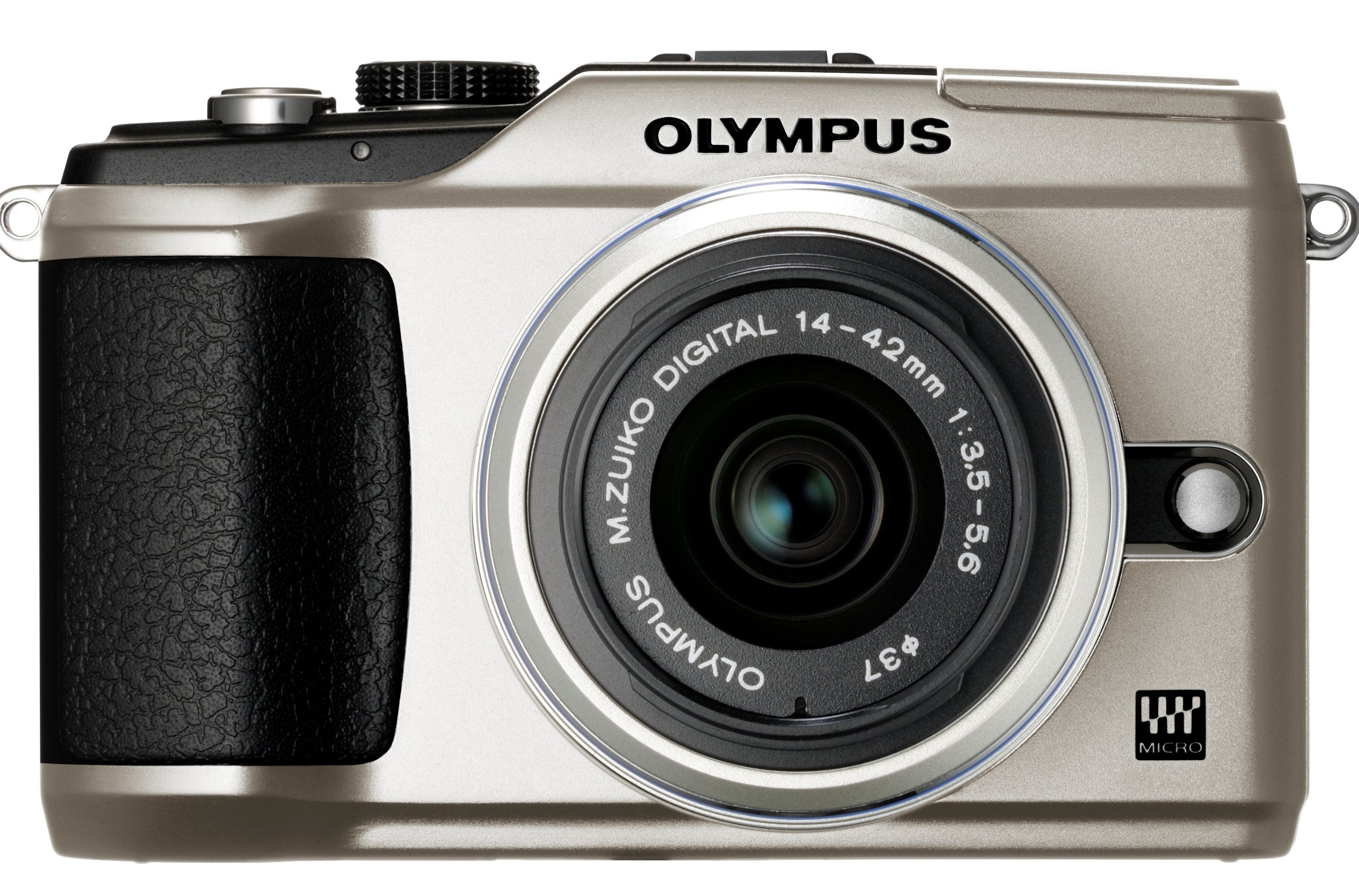 【中古】【非常に良い】OLYMPUS ミラーレス一眼 E-PL2 レンズキット ゴールド E-PL2 LKIT GLD