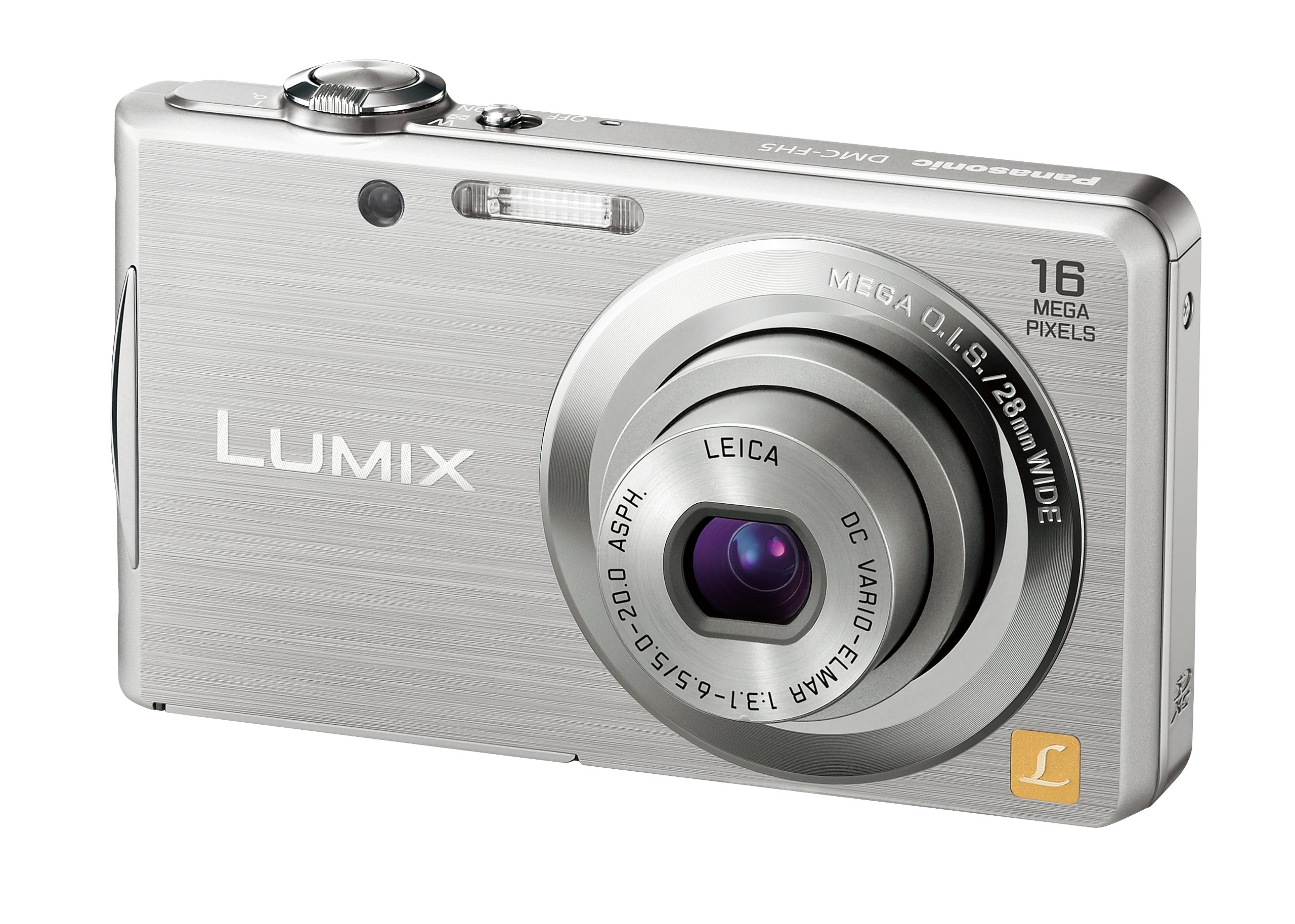 【中古】【非常に良い】パナソニック デジタルカメラ LUMIX FH5 シルバー DMC-FH5-S