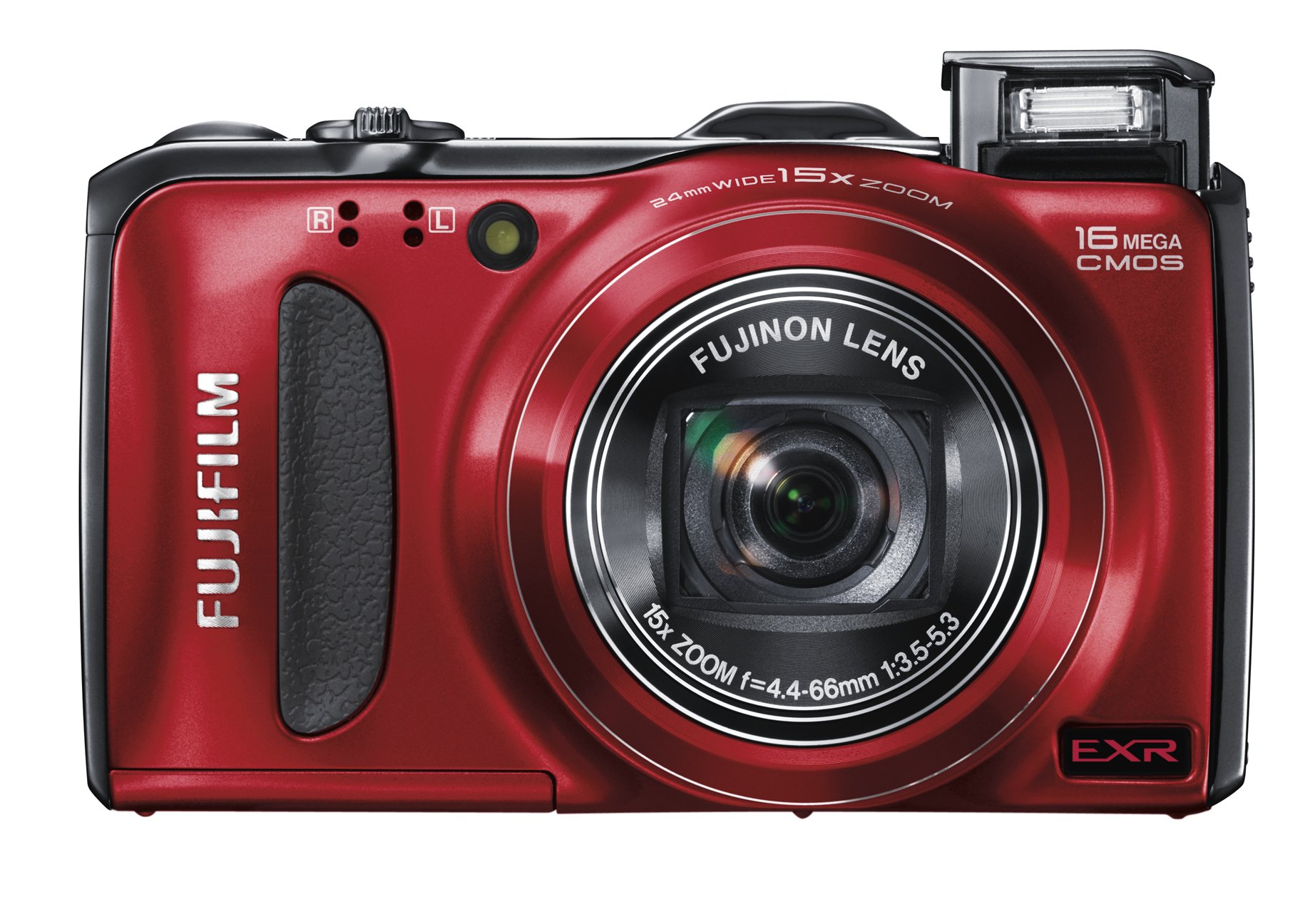 【中古】【非常に良い】FUJIFILM デジタルカメラ FinePix F550EXR レッド FX-F550EXR R