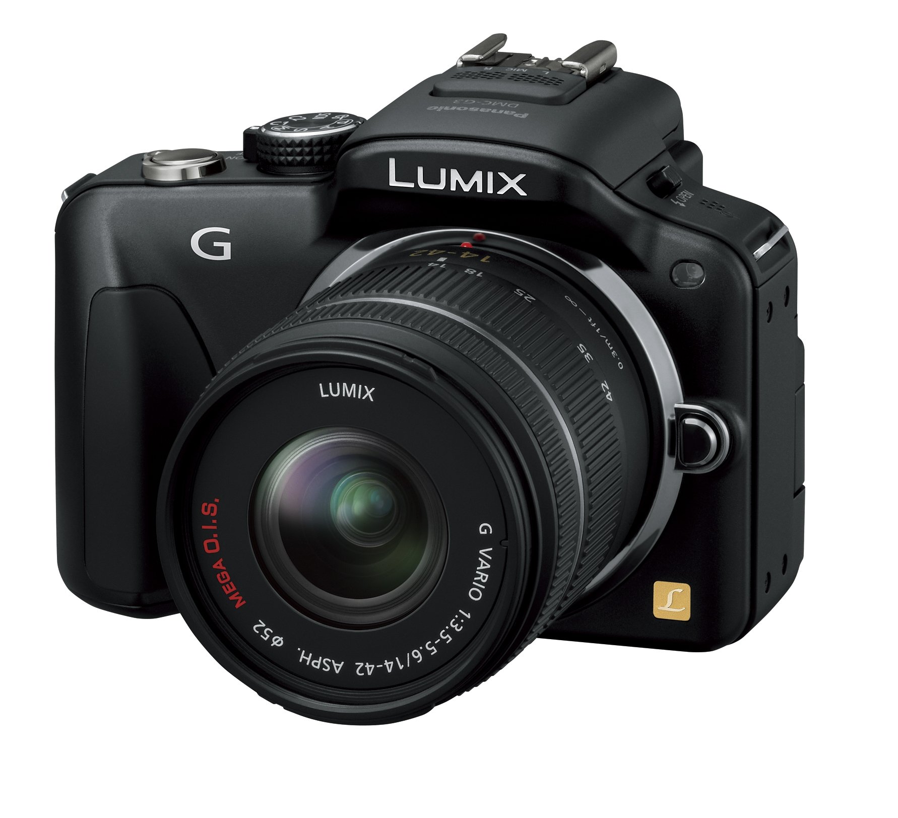 【中古】【非常に良い】パナソニック ミラーレス一眼カメラ LUMIX G3 レンズキット エスプリブラック DMC-G3K-K