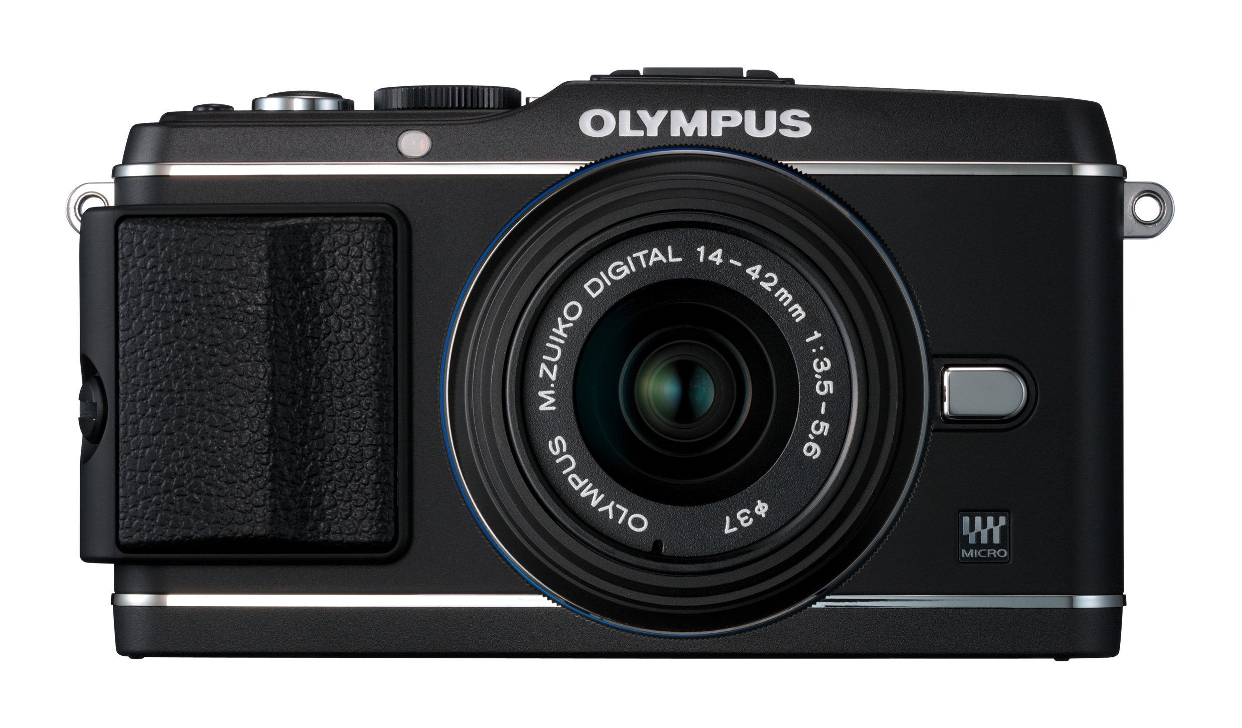 【中古】【非常に良い】OLYMPUS ミラーレス一眼 PEN E-P3 レンズキット ブラック E-P3 LKIT BLK