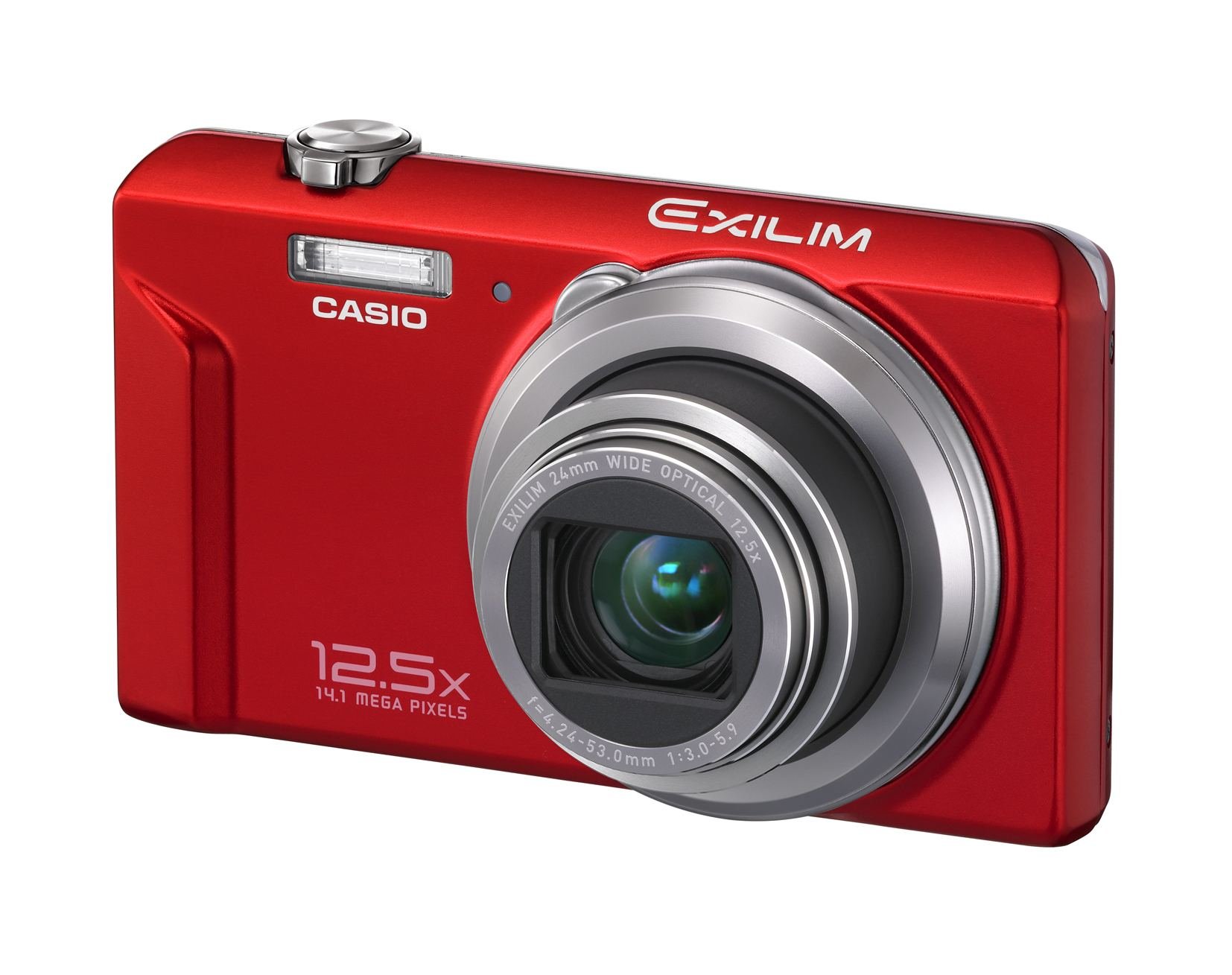【中古】【人並み外れたに似つかわしい】CASIO デジタル写真機 EXILIM 1410万絵素 12.5倍 赤いこと EX-ZS100RD