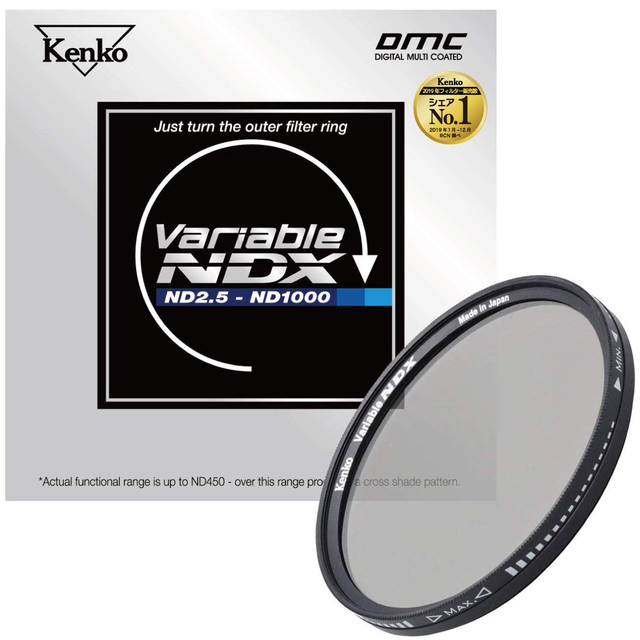 【中古】【非常に良い】Kenko NDフィルター バリアブルNDX 82mm 可変式光量調節用 382486