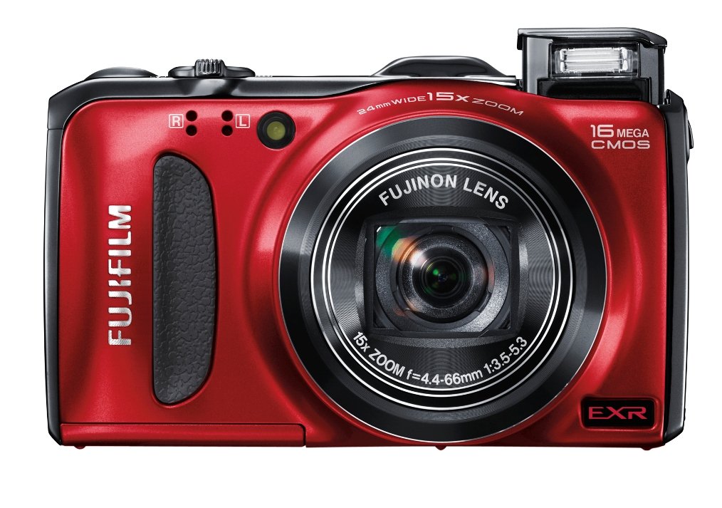 【中古】【非常に良い】FUJIFILM デジタルカメラ FinePix F600EXR レッド 1600万画素 広角24mm光学15倍 F FX-F600EXR R