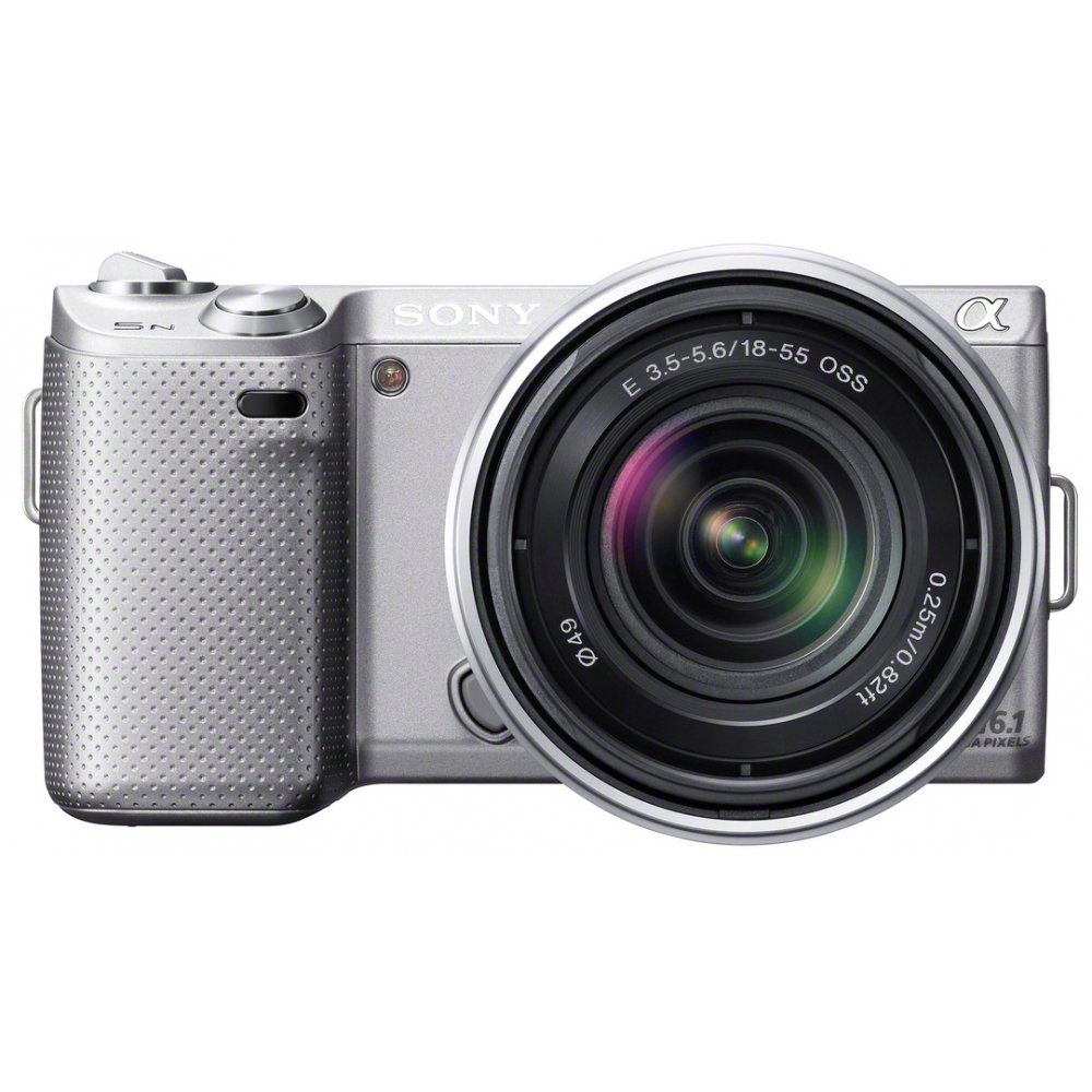 【中古】【非常に良い】SONY ミラーレス一眼カメラ α NEX-5N ズームレンズキット シルバー NEX-5NK/S 60,630円