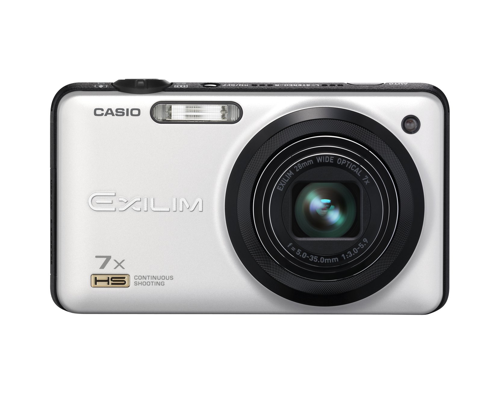 【中古】【非常に良い】CASIO デジタルカメラ EXILIM 1610万画素 光学ズーム7倍 EX-ZR15WE｜ドリエムコーポレーション