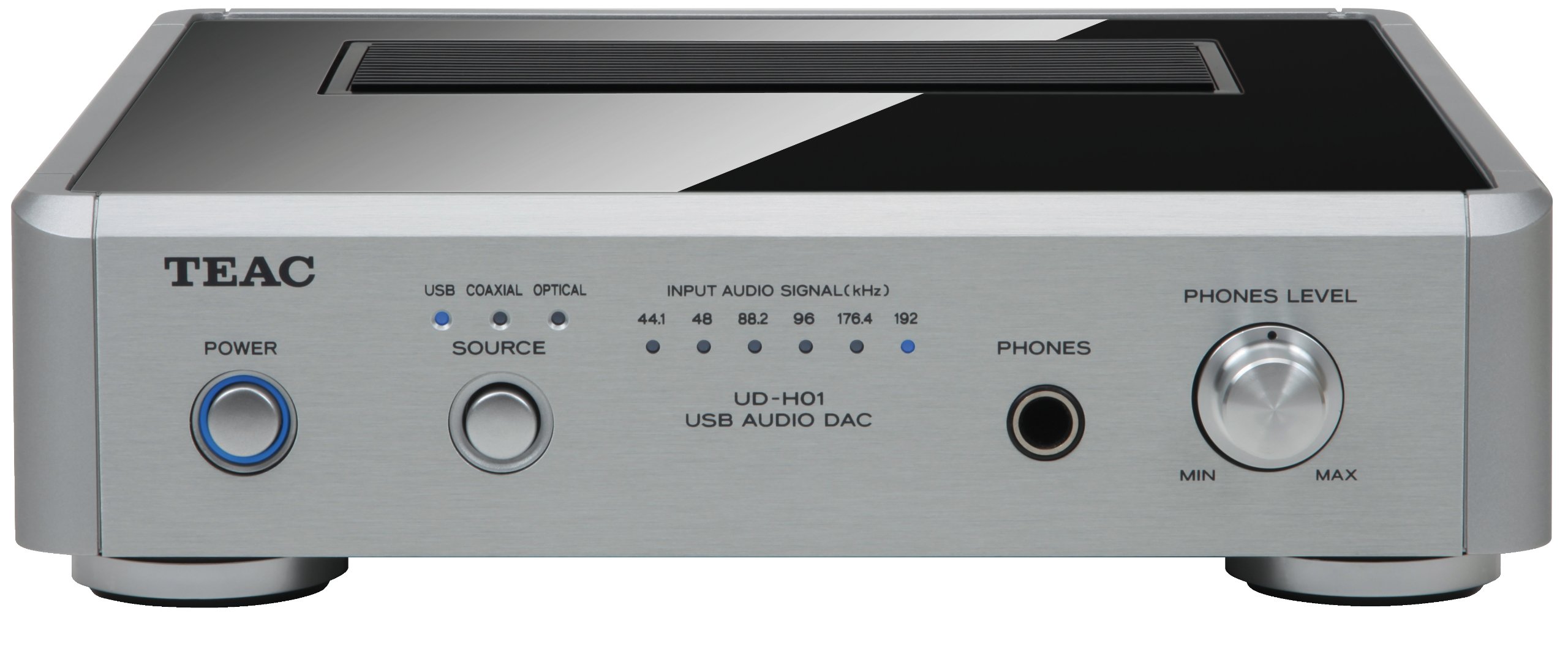 【中古】【非常に良い】TEAC Reference 01 USBオーディオ デュアルモノーラルD/Aコンバーター シルバー UD-H01S|ドリエムコーポレーション