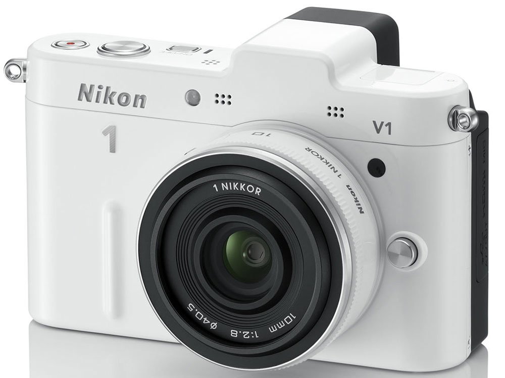 【中古】【非常に良い】Nikon ミラーレス一眼カメラ Nikon 1 (ニコンワン) V1 (ブイワン) 薄型レンズキット ホワイトN1 V1ULK WH 92,238円