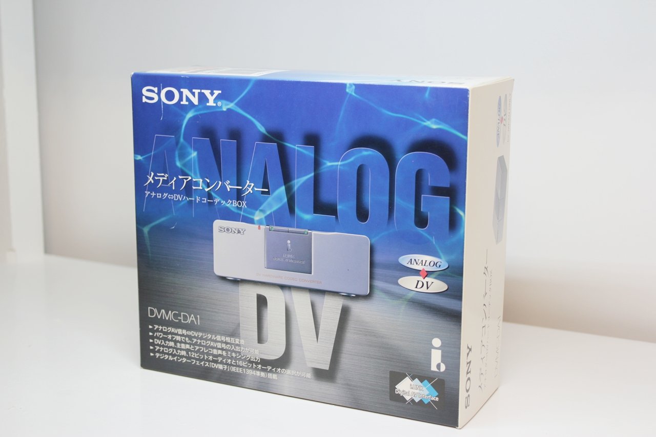 【中古】【非常に良い】SONY｜メディアコンバーター DVMC-DA1｜コンポジット・S端子とDV アナログ・デジタル変換 34650円の品