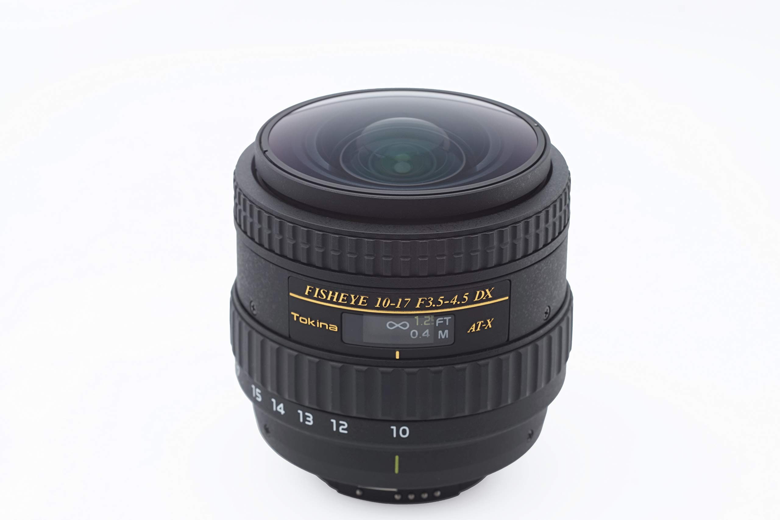【中古】【非常に良い】Tokina 魚眼ズームレンズ AT-X 107 AF DX NH Fisheye 10-17mm F3.5-4.5 (IF) キヤノン用 フルサイズ対応 フードなしタイプ|ドリエムコーポレーション