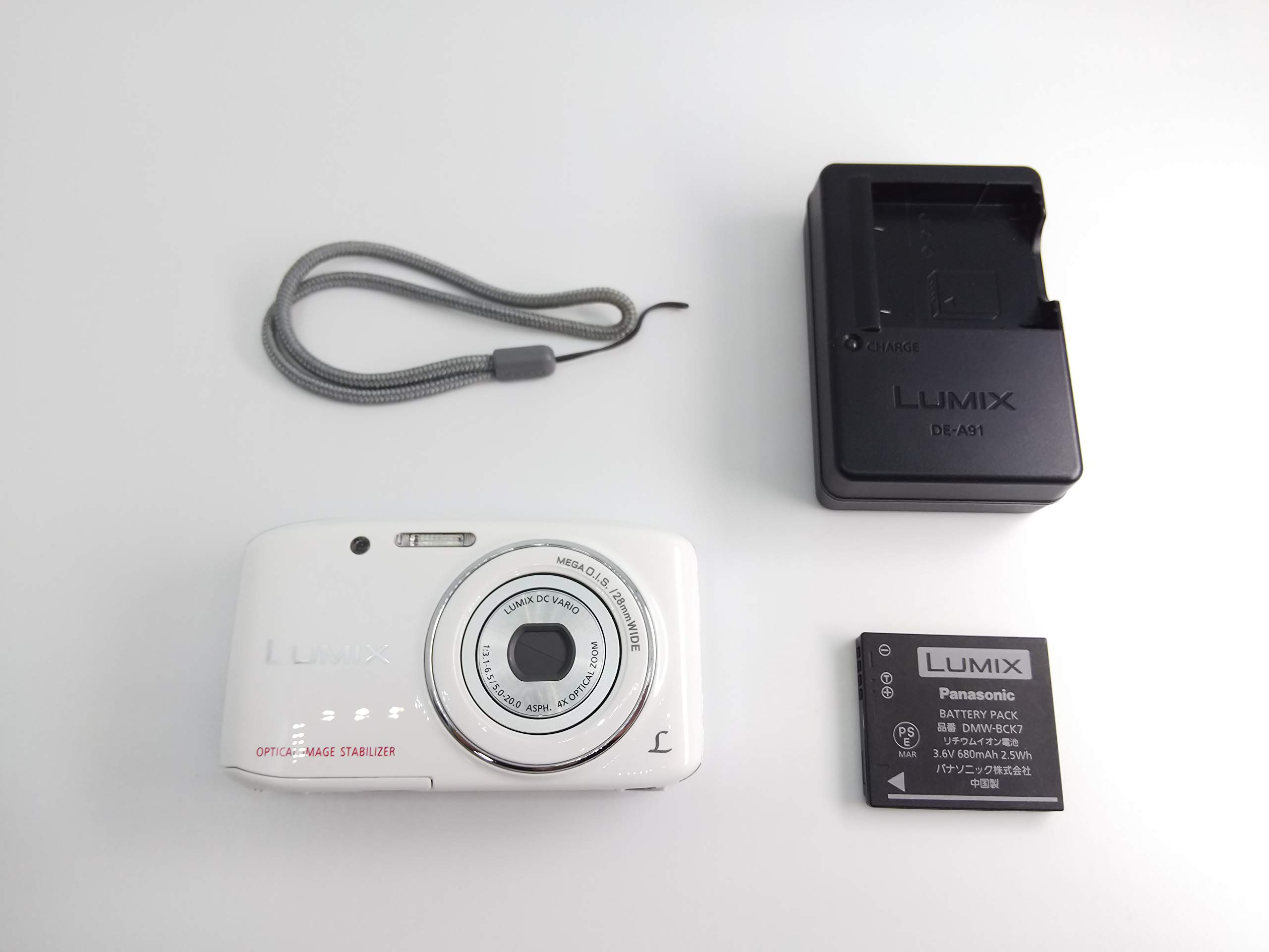 【中古】【人並み外れたに好いたらしい】パナソニック デジタル写真器 ルミックス S2 光学4倍 白いこと DMC-S2-W コンパクトデジタルカメラ-カメラ・ビデオカメラ・光学機器-デジタルカメラ