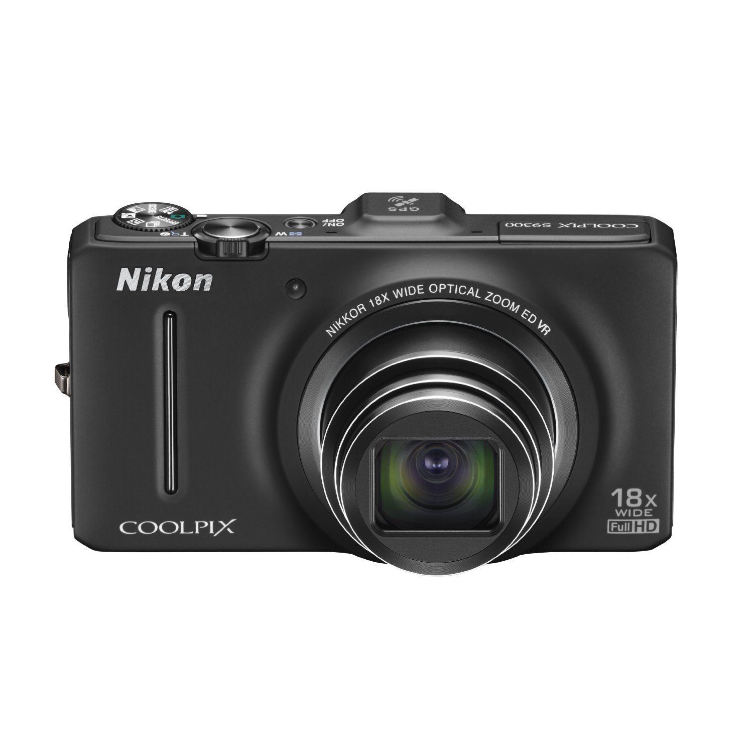 【中古】【人並み外れたに似つかわしい】Nikon デジタル写真機 COOLPIX (クールピクス) S9300 ノーブルブラック S9300BK