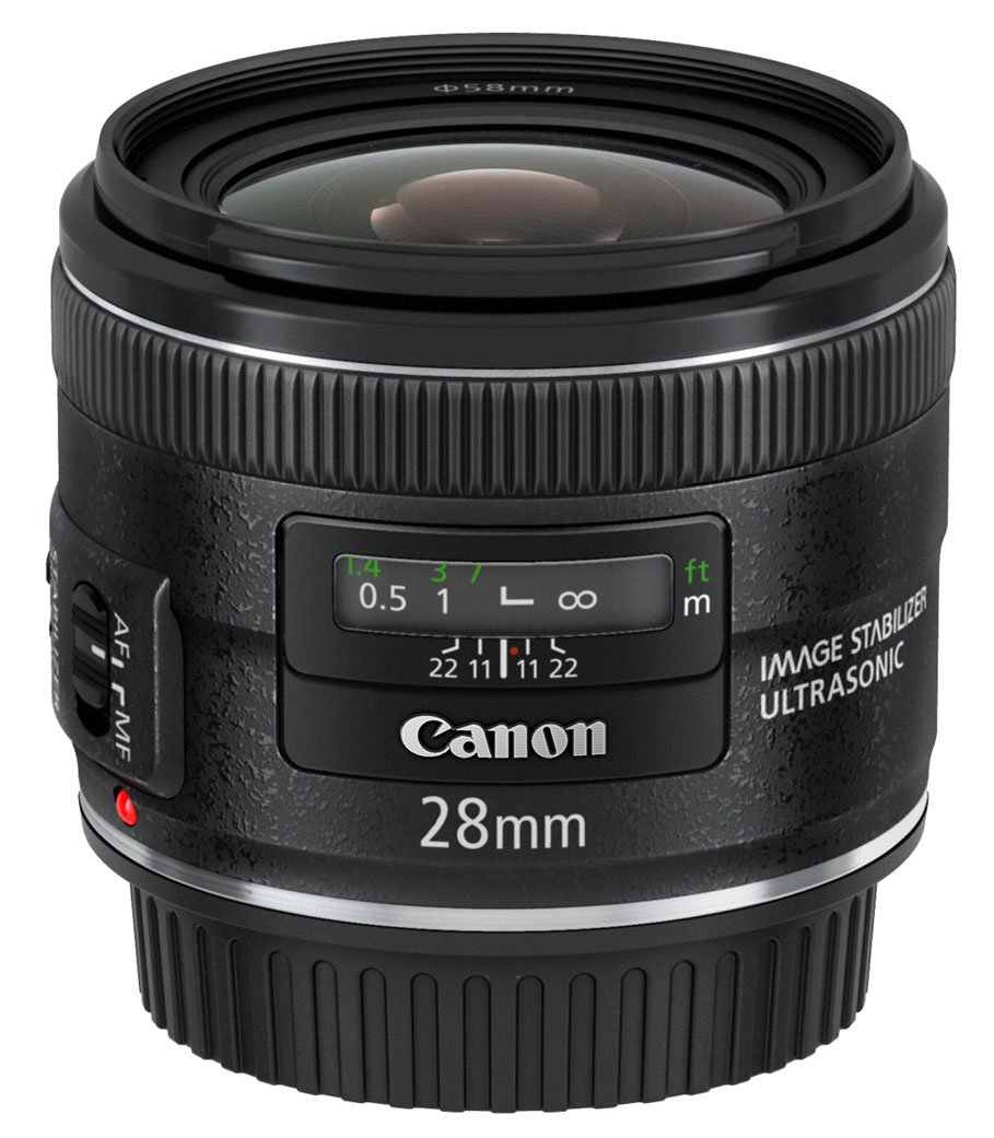 【中古】【非常に良い】Canon 単焦点レンズ EF28mm F2.8 IS USM フルサイズ対応