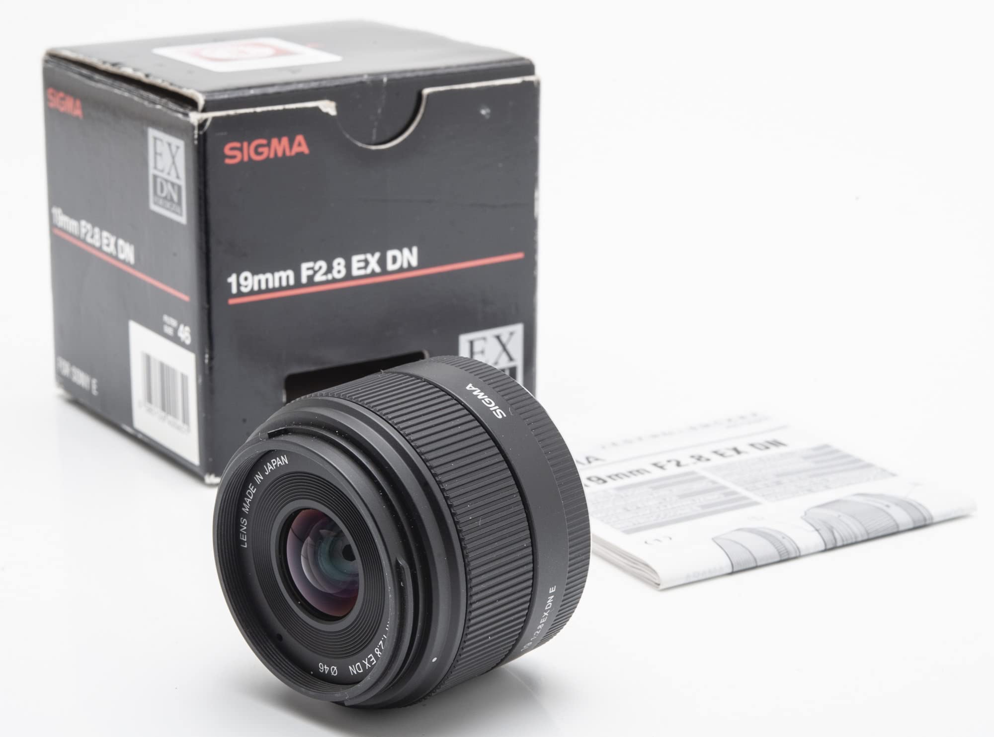 【中古】【非常に良い】シグマ 19mm F2.8 EX DN ソニーEマウント用 デジタル専用 単焦点 広角 19mm F2.8 EX DN SE｜ドリエムコーポレーション