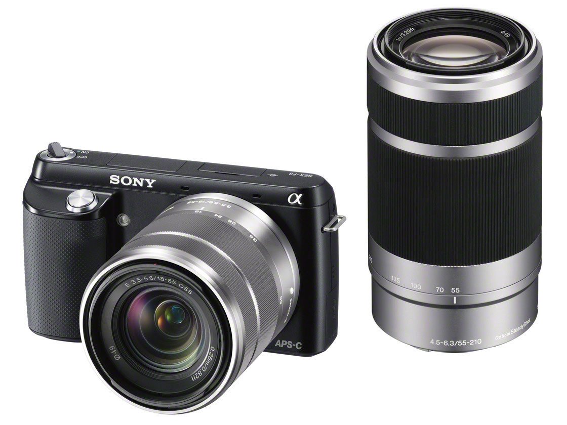 【中古】【非常に良い】α NEX-F3Y(B) ダブルズームレンズキット ブラック|ドリエムコーポレーション