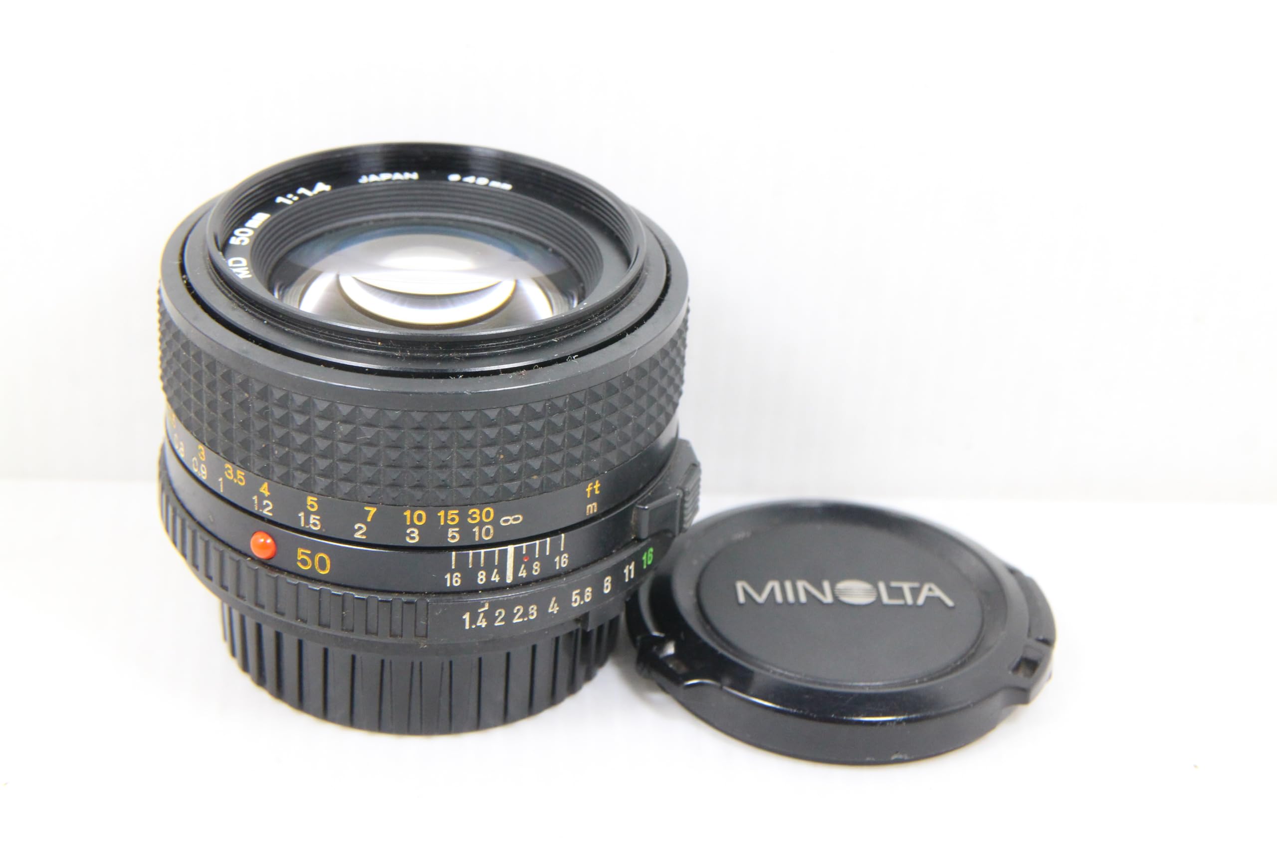 【中古】【非常に良い】Minolta MF レンズ MD 50mm F1.4
