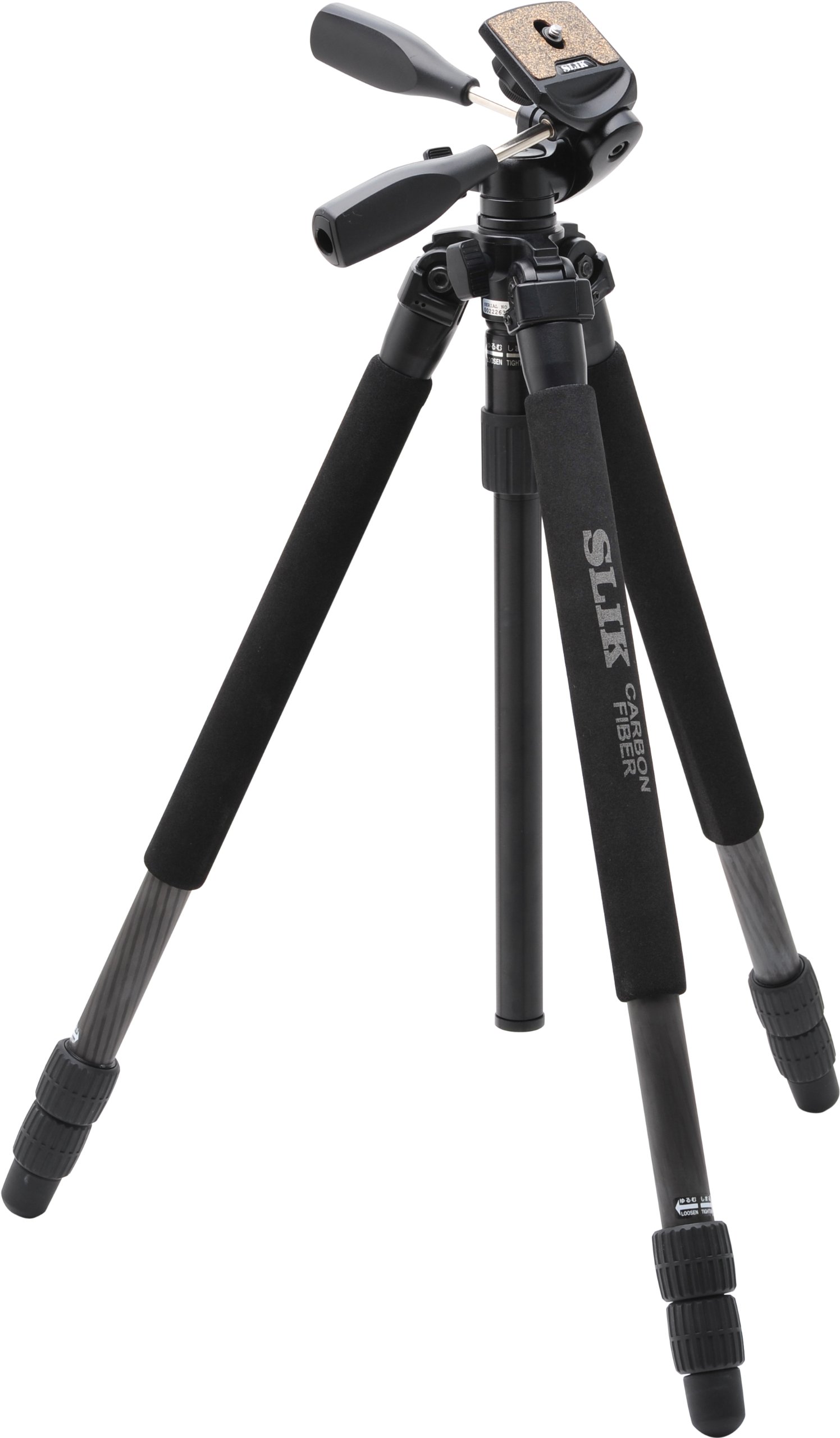 【中古】【非常に良い】SLIK 三脚 カーボン 723 EX III 3段 中小型 107942