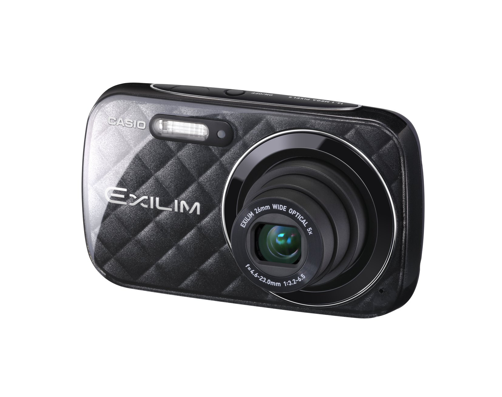 【中古】【人並み外れたに好いたらしい】CASIO デジタル写真機 EXILIM 1610万絵素 5倍 黒いこと EX-N10BK