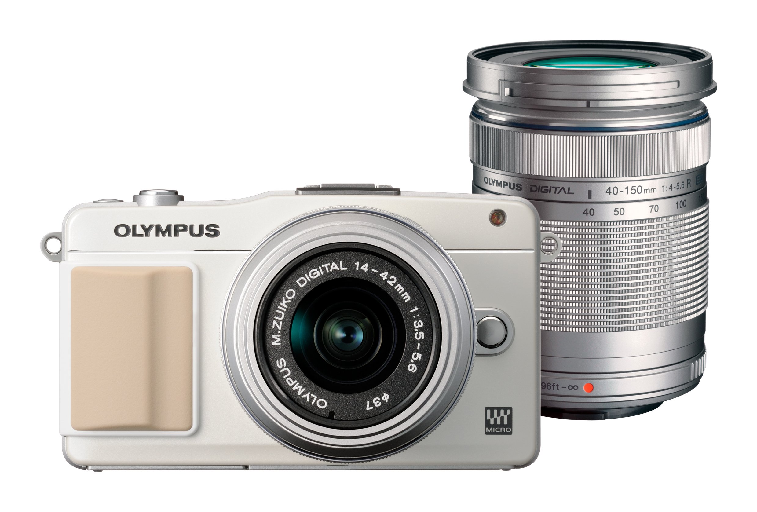 【中古】【非常に良い】OLYMPUS ミラーレス一眼 PEN mini E-PM2 ダブルズームキット ホワイト E-PM2 DZKIT WHT|ドリエムコーポレーション