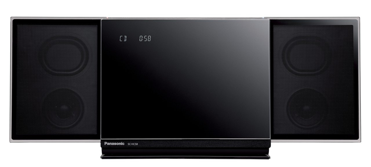 【中古】【人並み外れたに似つかわしい】Panasonic コンパクトステレオシステム AirPlay/Bluetooth相応う 黒いこと SC-HC58-K