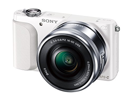 【中古】【非常に良い】SONY ミラーレス一眼 NEX-3N パワーズームレンズキット E PZ 16-50mm F3.5-5.6 OSS付属 ホワイト NEX-3NL W