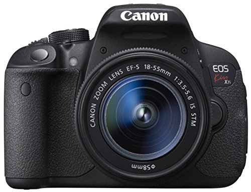 【中古】【非常に良い】Canon デジタル一眼レフカメラ EOS Kiss X7i レンズキット EF-S18-55mm F3.5-5.6 IS STM付属 ブラック KISSX7I-1855ISSTMLK