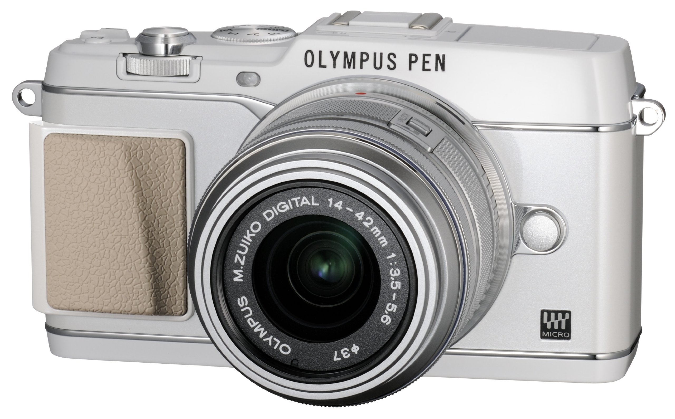 【中古】【非常に良い】OLYMPUS ミラーレス一眼 PEN E-P5 14-42mm レンズキット(ビューファインダー VF-4セット) ホワイト E-P5 14-42mm LKIT WHT｜ドリエムコーポレーション 117,265円